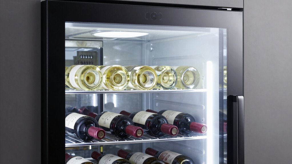 two temperature wine storage