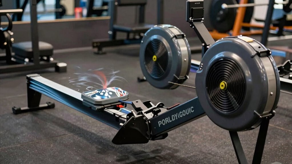 types of rowing machine resistance