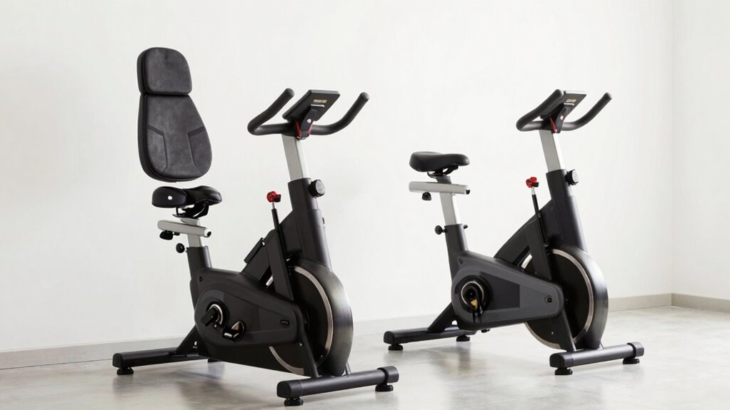 upright bike burns more