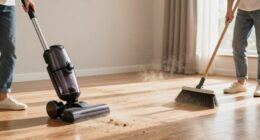 vacuuming spreads less dust