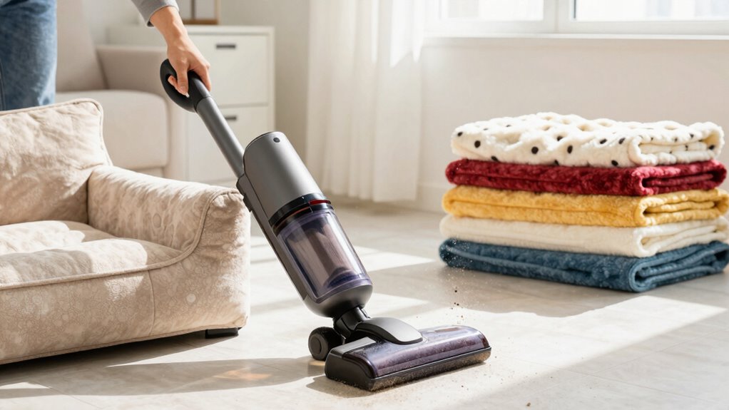wash bedding and vacuum regularly