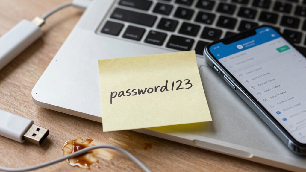 weak passwords invite hacking