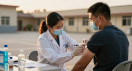 Military requiring flu vaccines for recruits as Air Force base deals with outbreak