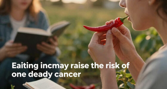 Eating chili peppers may raise the risk of one deadly cancer