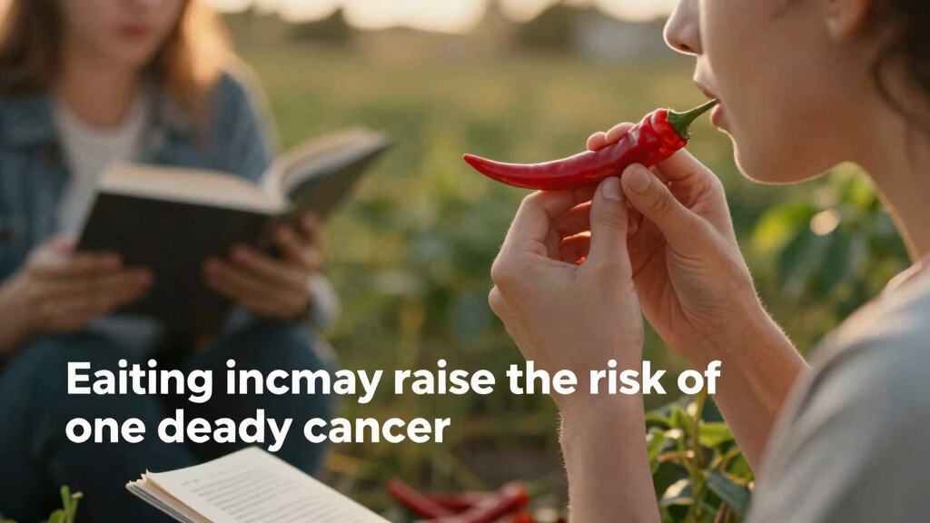 Eating chili peppers may raise the risk of one deadly cancer